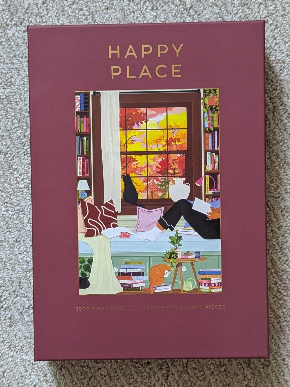 Hobbry "Happy Place" 1000-Piece Jigsaw Puzzle (Brand New / Sealed)
